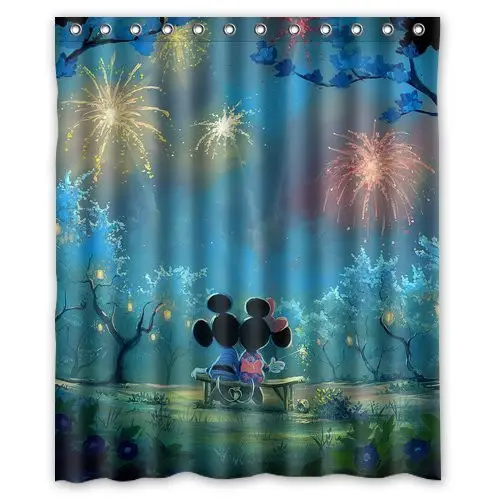 Mickey and Minnie Shower Curtain