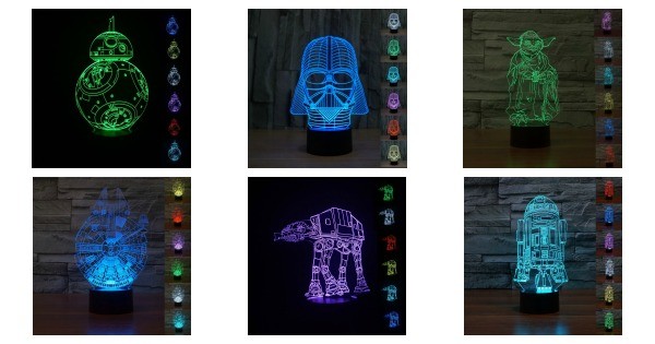 Star Wars LED Desk Lights