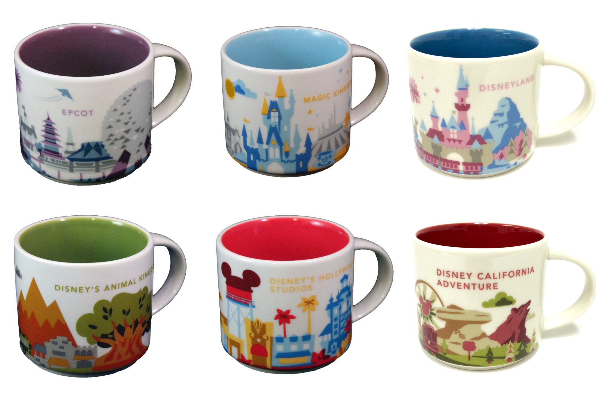 Full Collection of the Disney Starbucks Mugs