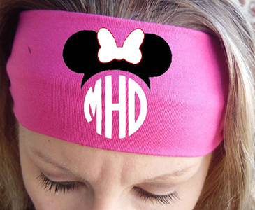 Mickey Monogram Headbands
