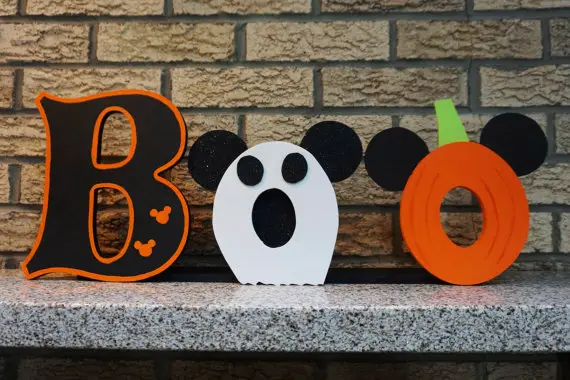 Mickey Mouse Halloween Sign