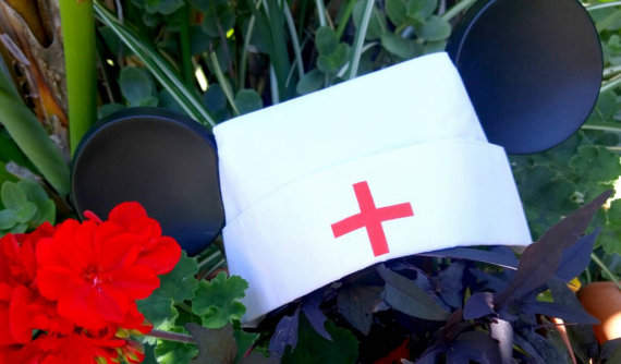 Mickey Ears Nurse Hat