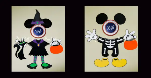 Disney Halloween Cruise Magnets