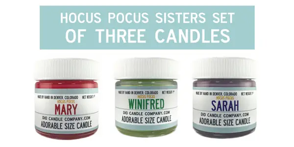 Hocus Pocus Inspired Candle Set