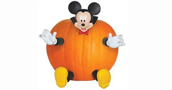 Festive Mickey Mouse Halloween Pumpkin Decoration Kit