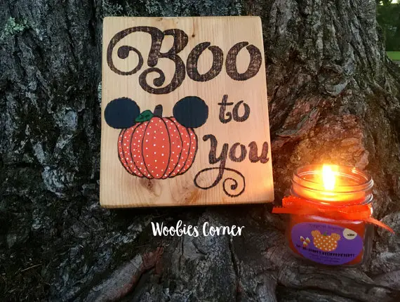 Boo To You Wooden Sign