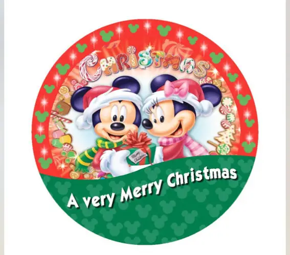 Christmas Disney Buttons