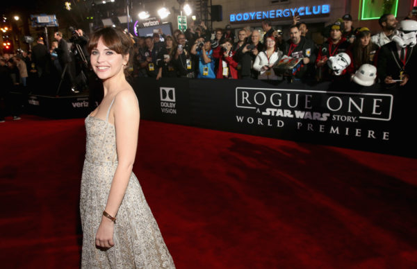 Felicity Jones (Photo by Jesse Grant/Getty Images for Disney)