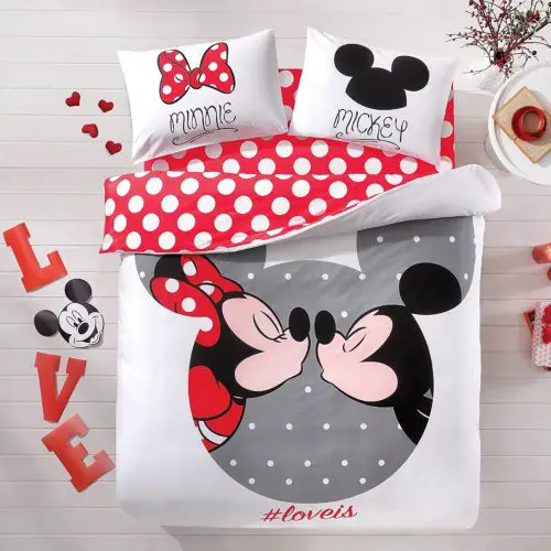 Mickey and Minnie Mouse Bedding Set