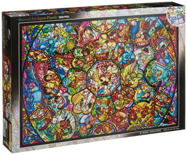 Disney Stained Glass Art Jigsaw Puzzle