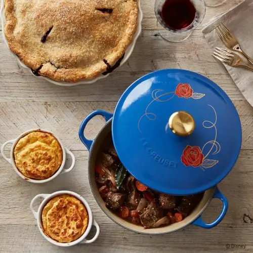 Enchanting New Le Creuset Beauty and the Beast Soup Pot
