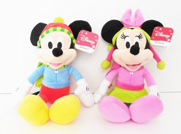 Mickey and Minnie Plush Toy Pair