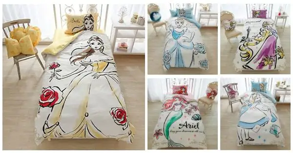 Water Color Inspired Disney Bedding
