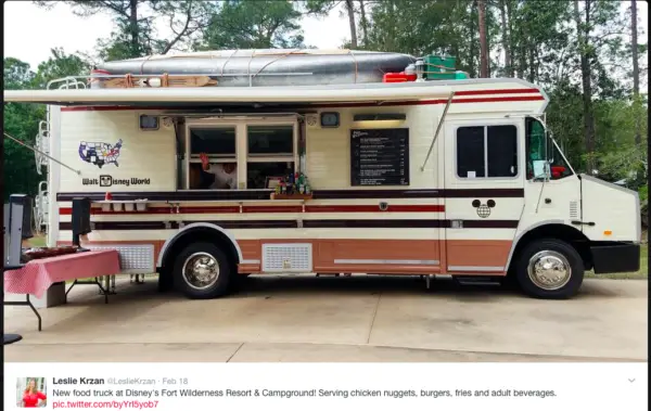 Camping Themed RV Food Truck Spotted at Fort Wilderness