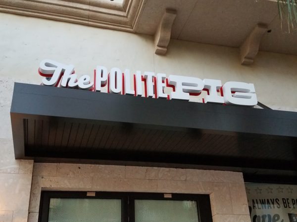 New Signs Visible For The Polite Pig Opening Soon in Disney Springs