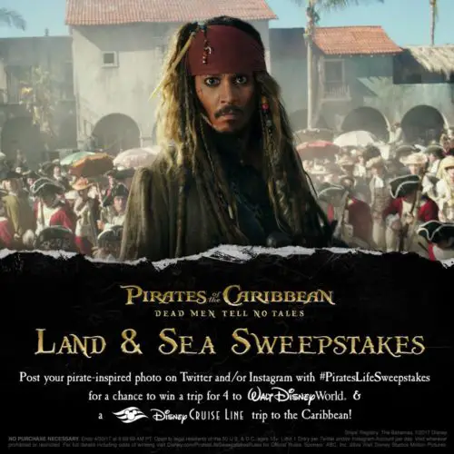 Pirates of the Caribbean Sweepstakes