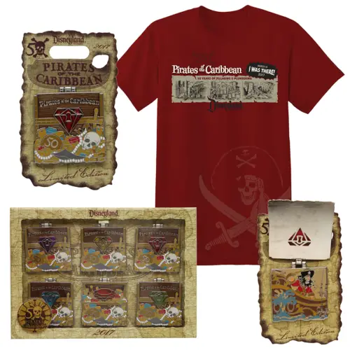 Pirates of the Caribbean 50th Anniversary Merchandise at Disneyland Park