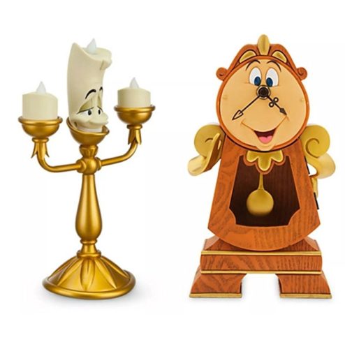 Lumiere and Cogsworth Figures