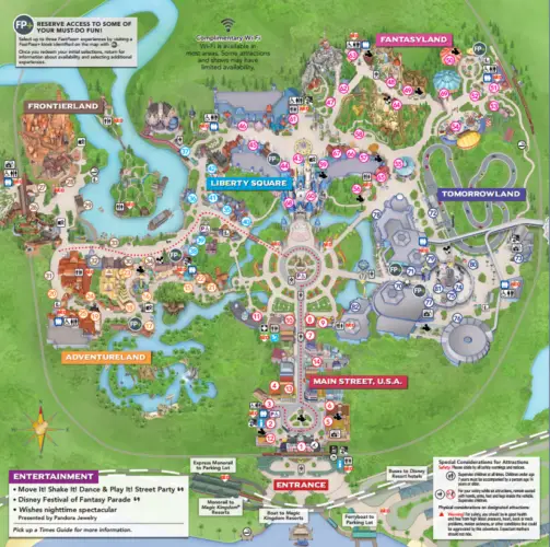 New Magic Kingdom Map