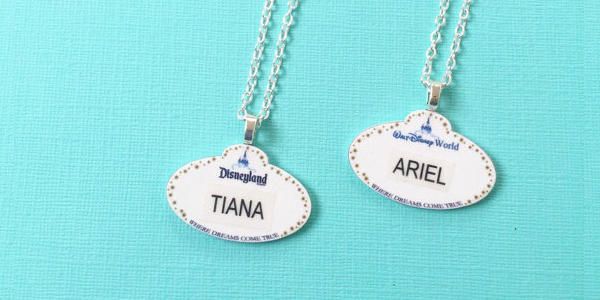Disney Cast Member Name Tag Necklaces
