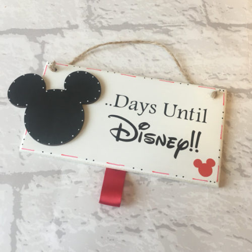 Wooden Disney Countdown