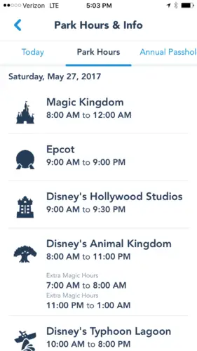 Magic Kingdom Extends Park Hours for Saturday, May 27