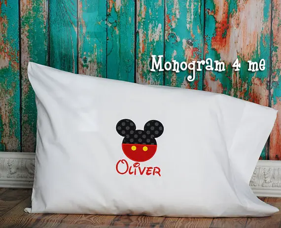 Mickey Mouse Autograph Pillow Case