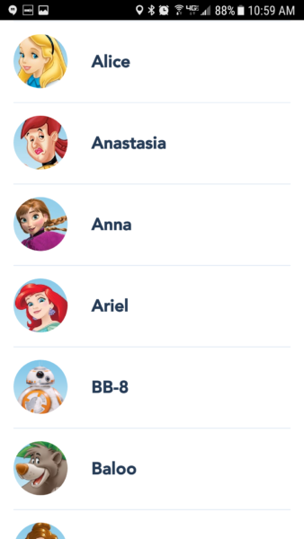 How to Find Your Favorite Characters In The Parks Using The My Disney Experience App