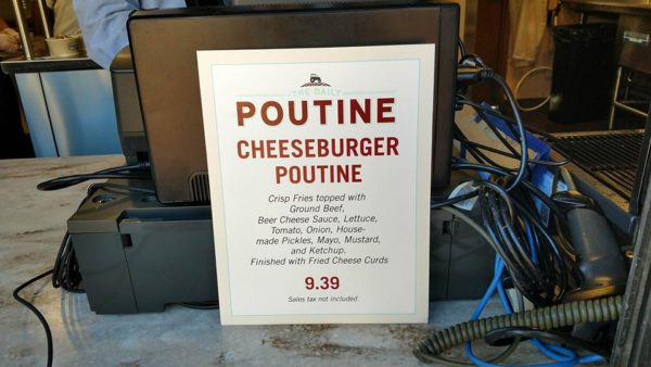 New Cheeseburger Poutine in Disney Springs