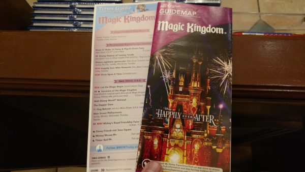 Magic Kingdom Guidemap Now Featuring "Happily Ever After" Fireworks