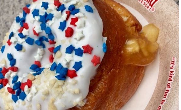 Celebrate America and the 4th of July at Disneyland With the "All American Donut"