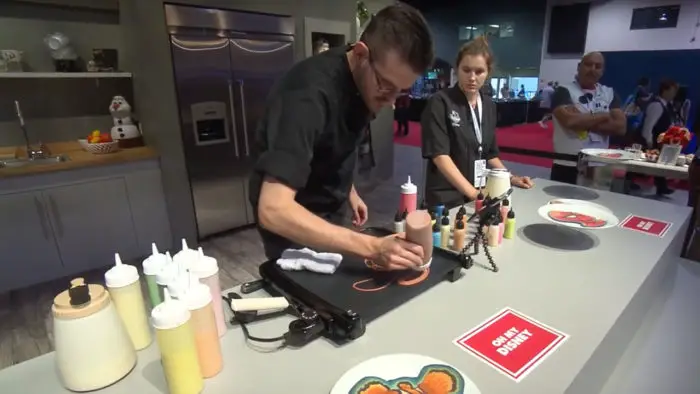 Watch Dan Drake Create Disney Inspired Pancake Art At D23 Expo