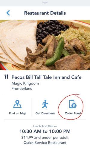 Pecos Bill Mobile Order