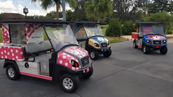 Refreshment Carts At Disney World Golf Courses Are Getting Character Makeovers