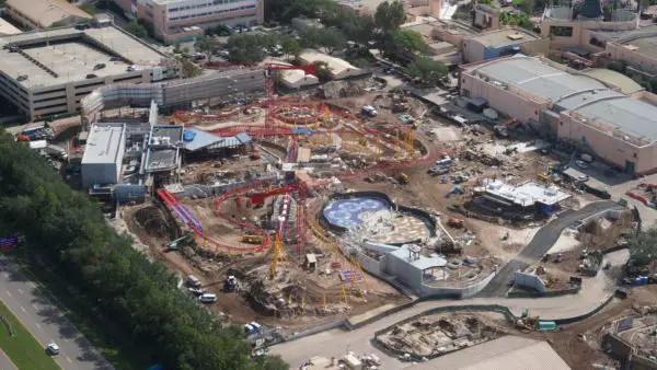 Toy Story Land Construction Update: Slinky Dog Coaster's First Theming Added