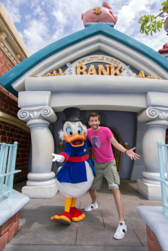 Actor David Tennant Recently Vistited Disneyland Resort