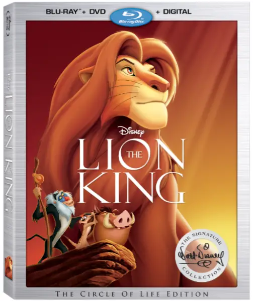 The Signature Collection Lion King Coming To Blu-ray and Digital HD