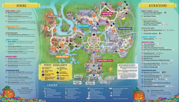 The Official Maps for Mickey's Not So Scary Halloween Party are Here!