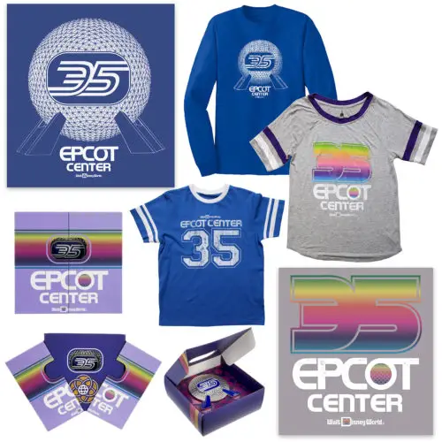 Retro Inspired Epcot 35th Anniversary Merchandise Coming this Fall