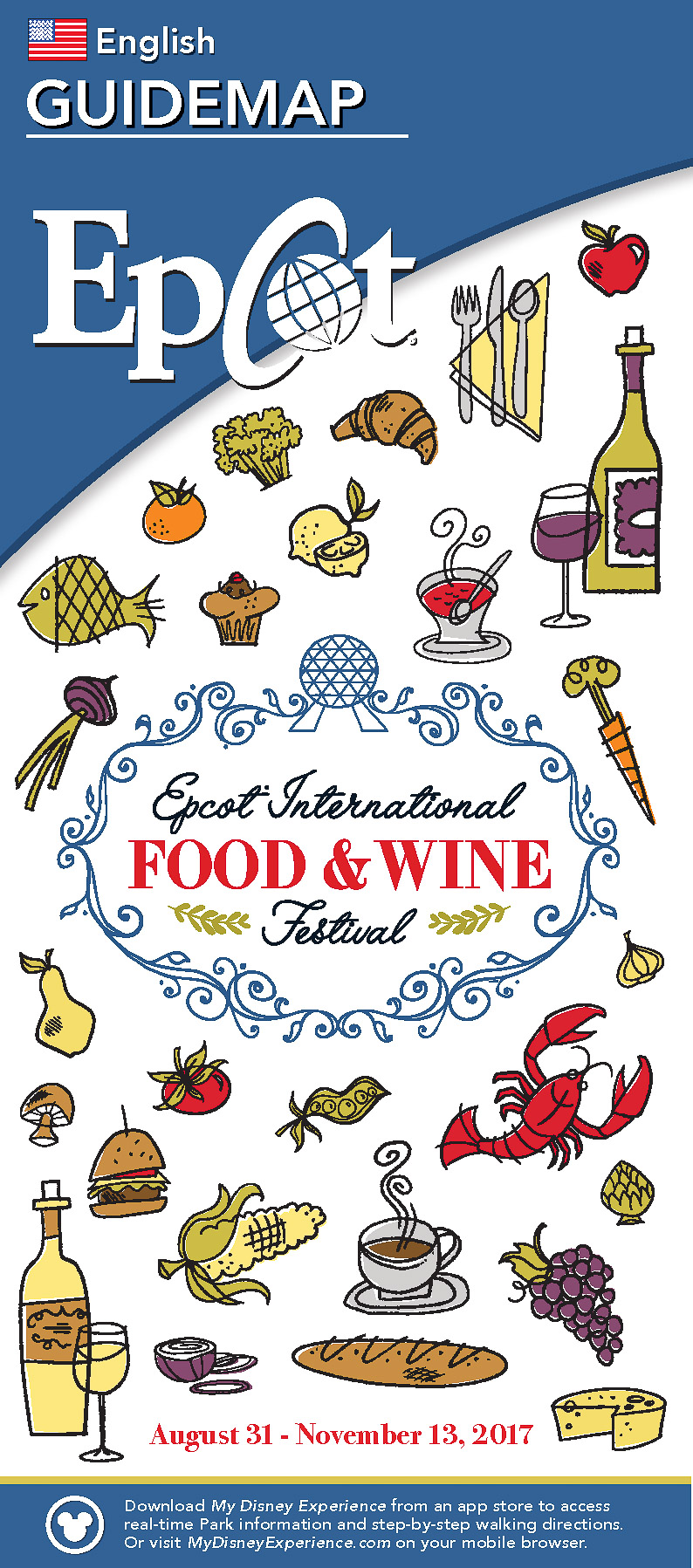 The 2017 Epcot International Food & Wine Festival Guidemap is Here!