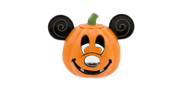 Disney Mickey Mouse Halloween Pumpkin Votive Candle Holder 