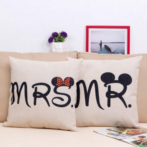 Mr & Mrs Mickey and Minnie Pillows