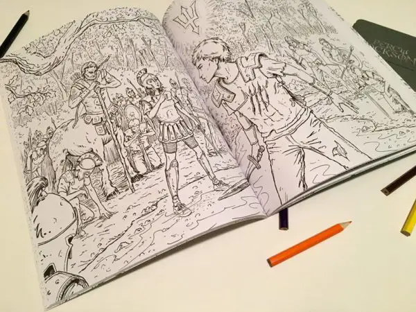 New Percy Jackson Coloring Book and Give Away