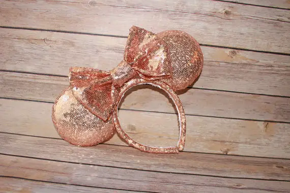 Get Your Rose Gold Minnie Ears Fix With These Handmade Beauties