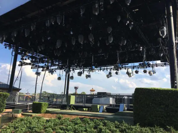 The stage for “The Chew” is now complete for Epcot’s International Food & Wine Festival