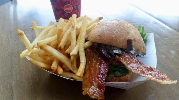 Disneyland's Hungry Bear Restaurant Walks on the Wild Side with Bison Blue Cheese Burger