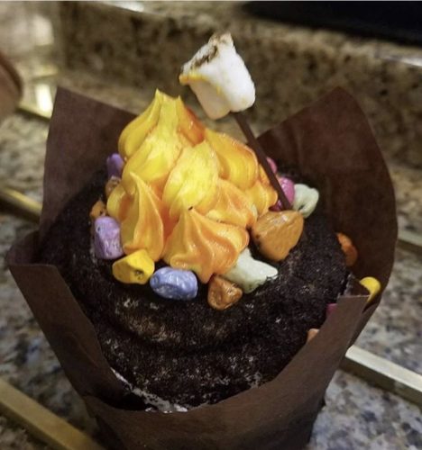 Campfire Cupcake Available at Roaring Fork in Disney's Wilderness Lodge