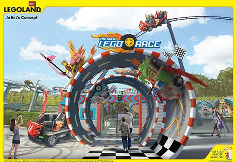 The Great LEGO Race, A New Virtual Reality Coaster, Announced For LEGOLAND