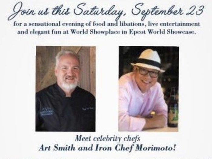 Chef Art Smith and Iron Chef Morimoto Will Be Among the Culinary Greats at Party for the Senses on September 23rd