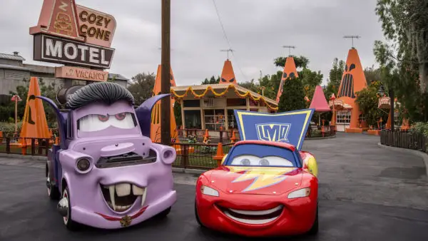 'Cars' Characters Will be in Halloween Costumes For the First Time Ever in Cars Land at Disney's California Adventure
